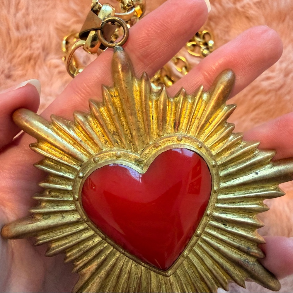 RARE dead stock KTZ (Kokon To Zai) sacred heart necklace - Picture 3 of 5